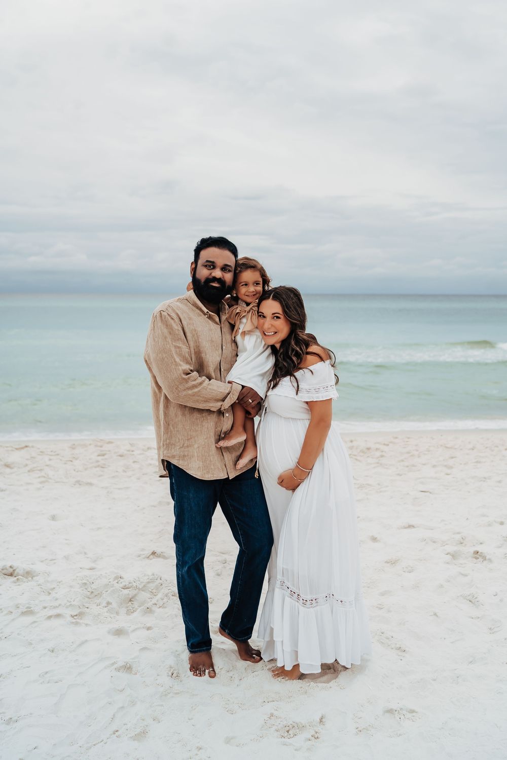 30A Family Maternity Photo Session In Seacrest Beach Florida - 30A Maternity Photographer - Sam Haines Photography