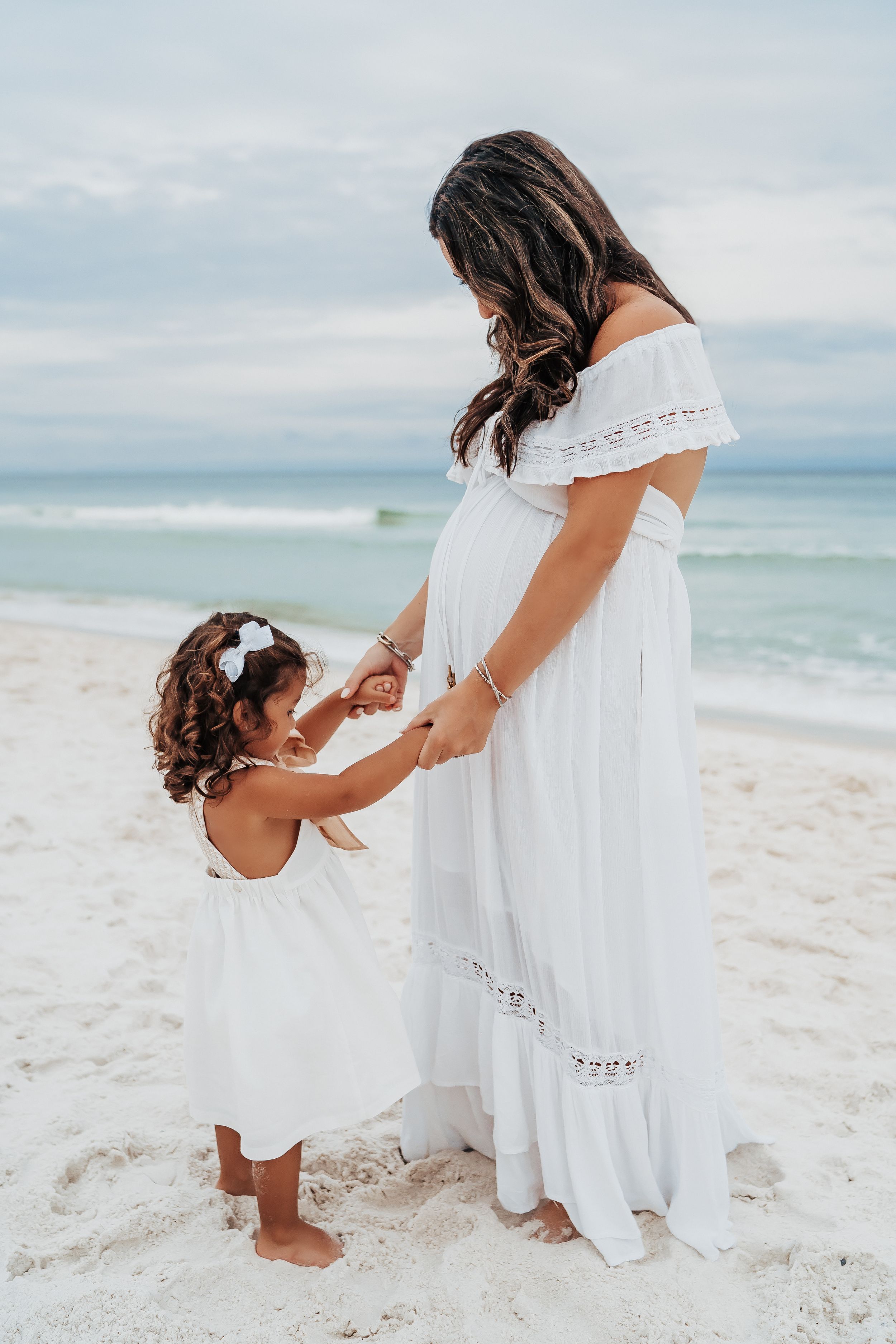 30A Family Maternity Photo Session In Seacrest Beach Florida - 30A Maternity Photographer - Sam Haines Photography