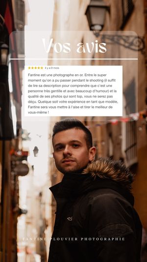 shooting homme Fantine Plouvier avis portrait