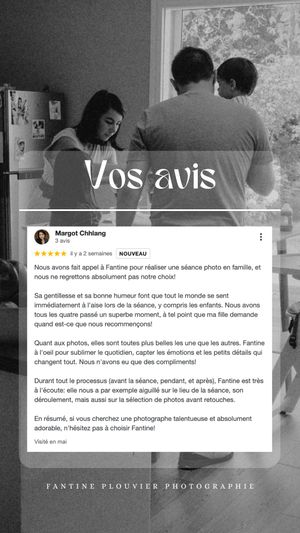 avis Fantine Plouvier photographie biarritz pays basque meilleur photographe famille enfant reportage photo