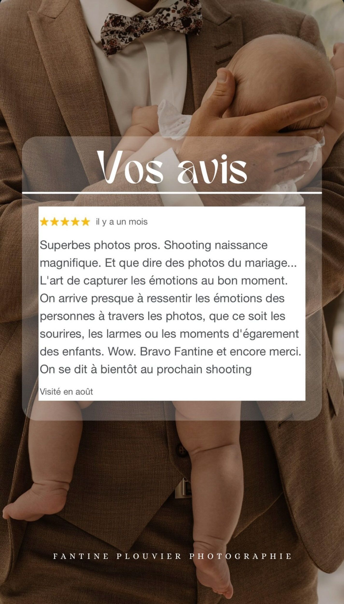 avis reportage photo famille mariage naissance fantine plouvier photographie