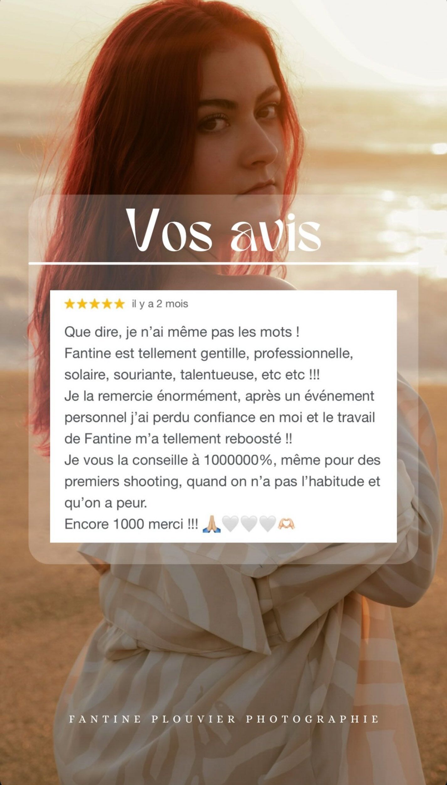 avis fantine plouvier photographe pays basque portrait