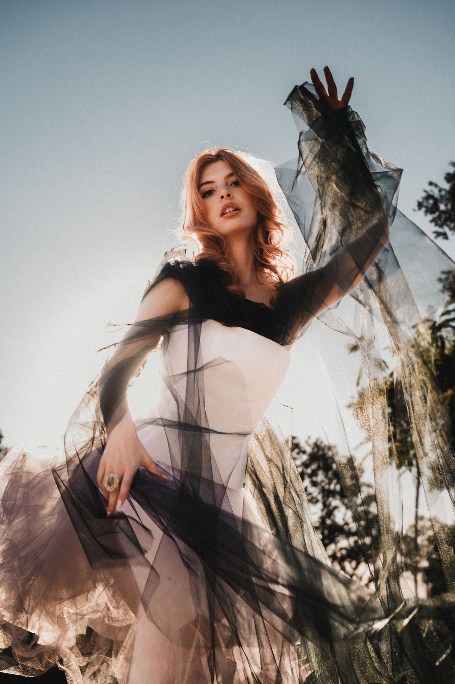 Bridal fashion shoot Lanieri and Valerie Moreau capturing elegance on the Costa del Sol. Photo Roberto Centurión.