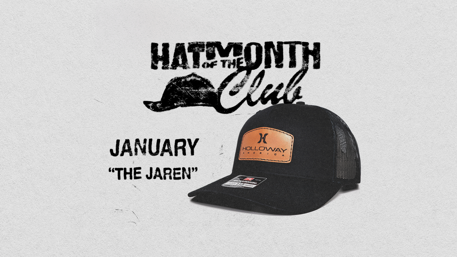 A vintage ad design for a hat club.