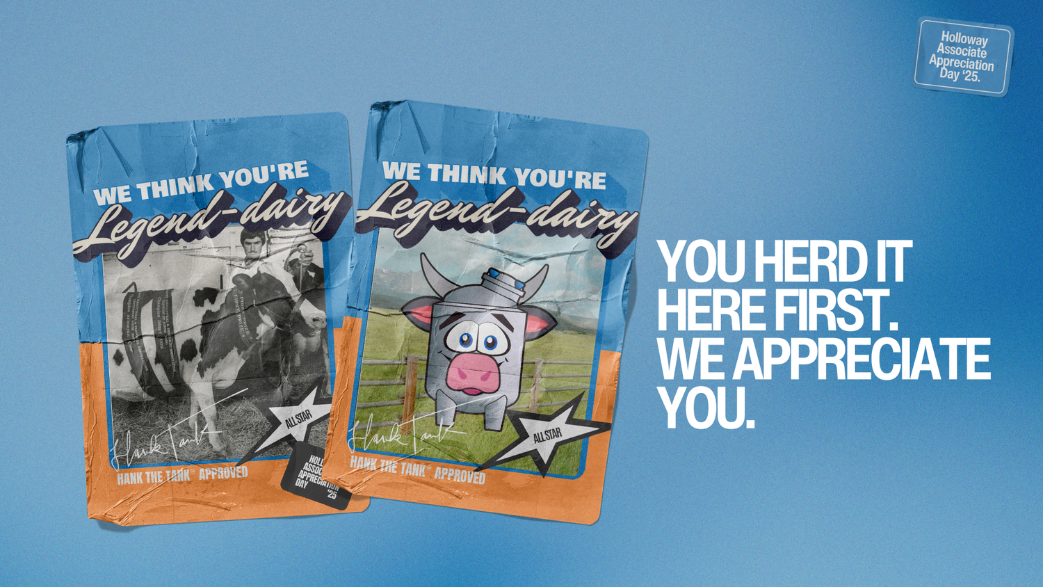 Custom internal branded advertisement.
