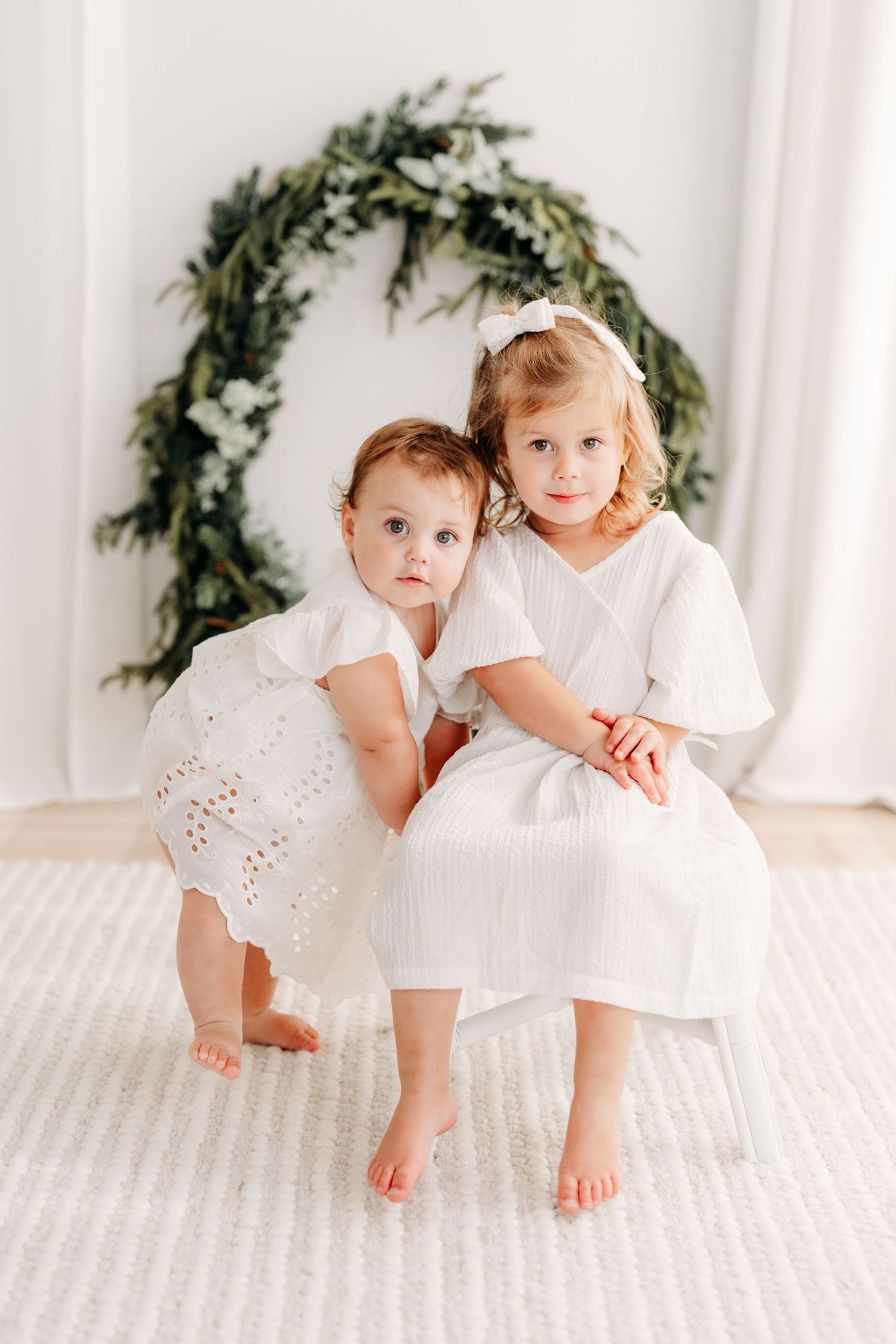 Mini-séance de Noël en studio Saint-Augustin-de-Desmaures - Photographe de maternité, nouveau-né et famille