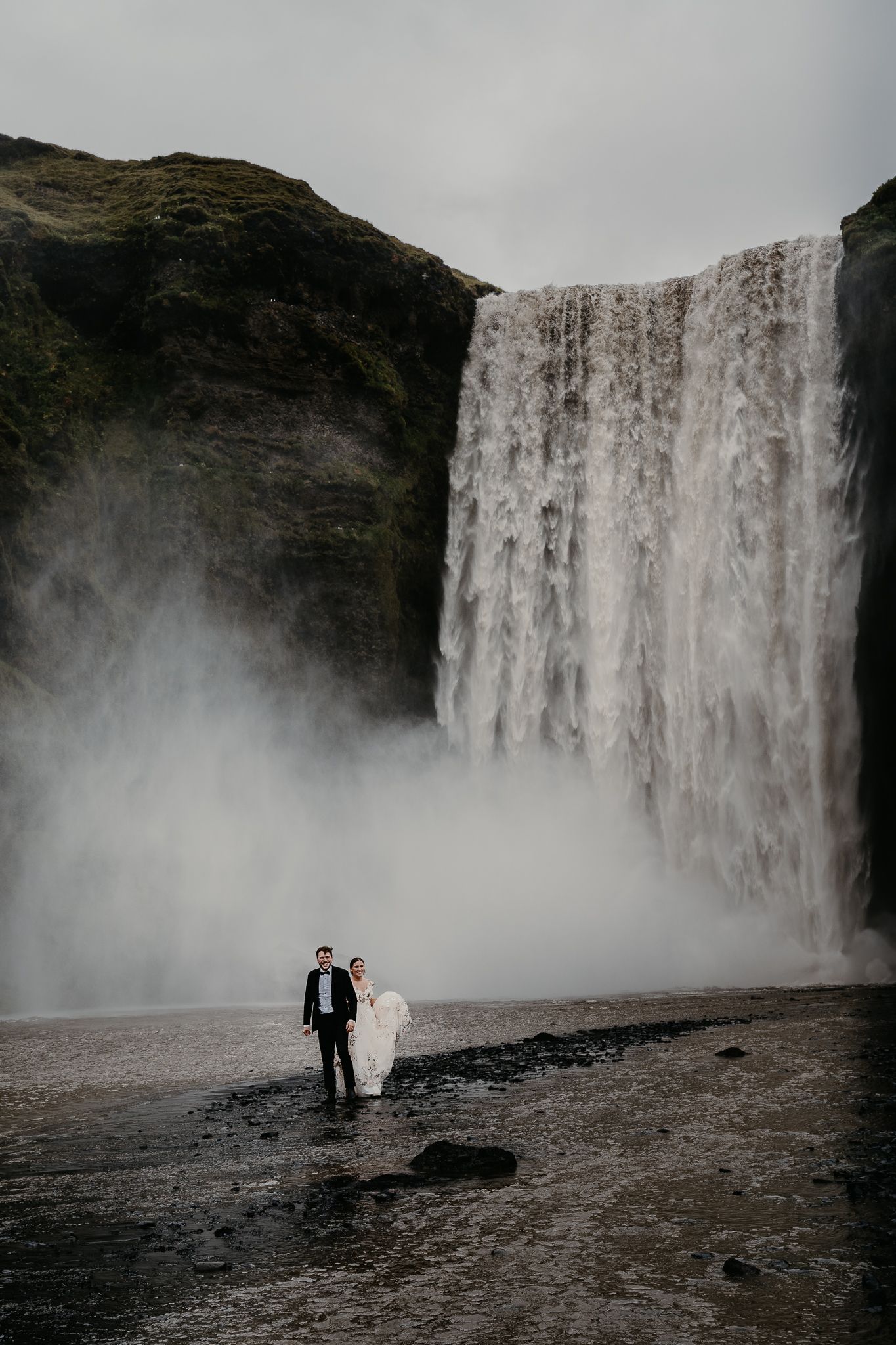 Skogafoss Elopement Wedding