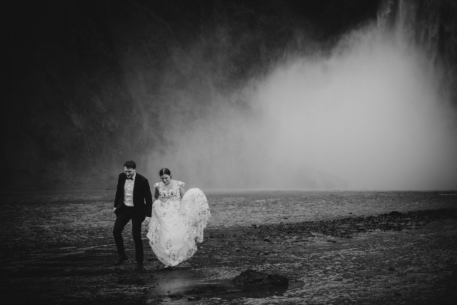 Skogafoss Elopement Wedding