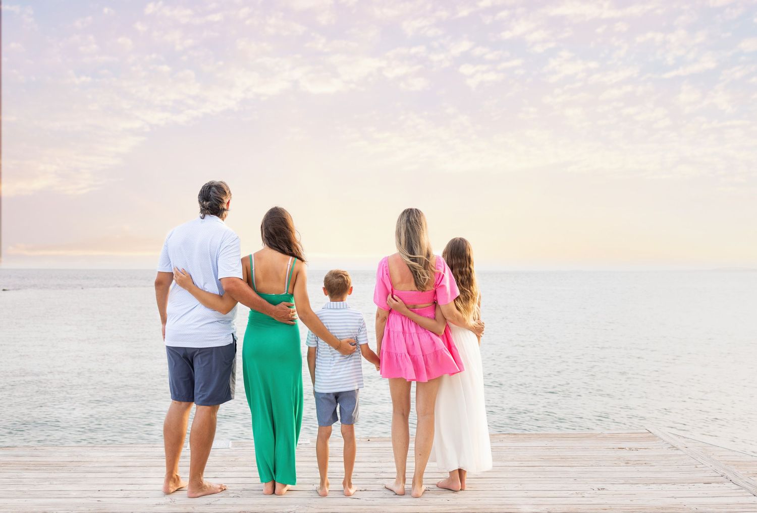 Family photoshoot at Isla Bella Resort, Marathon Florida