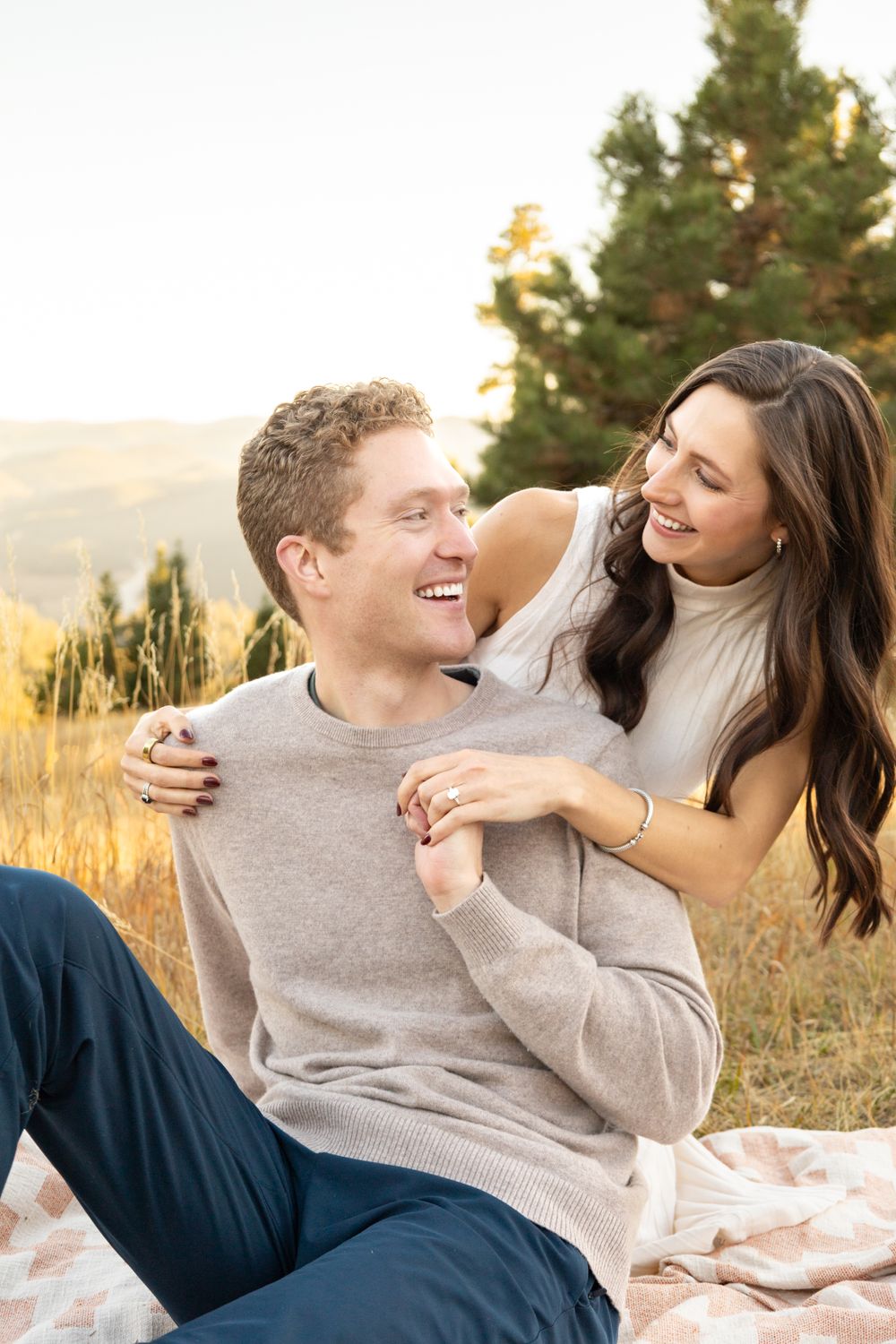 Engagement photoshoot in Littleton, Colorado