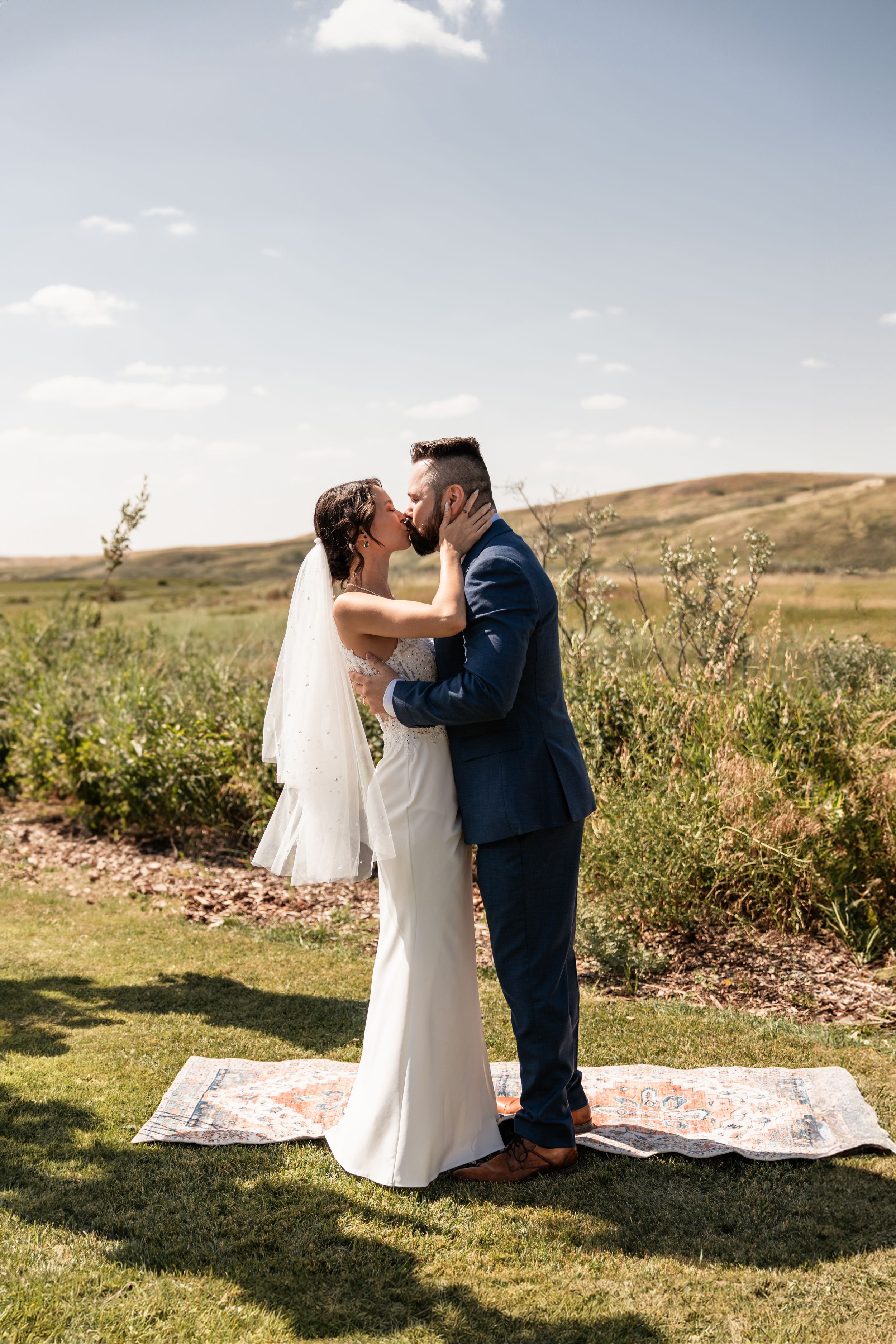 First Kiss at the ceremony