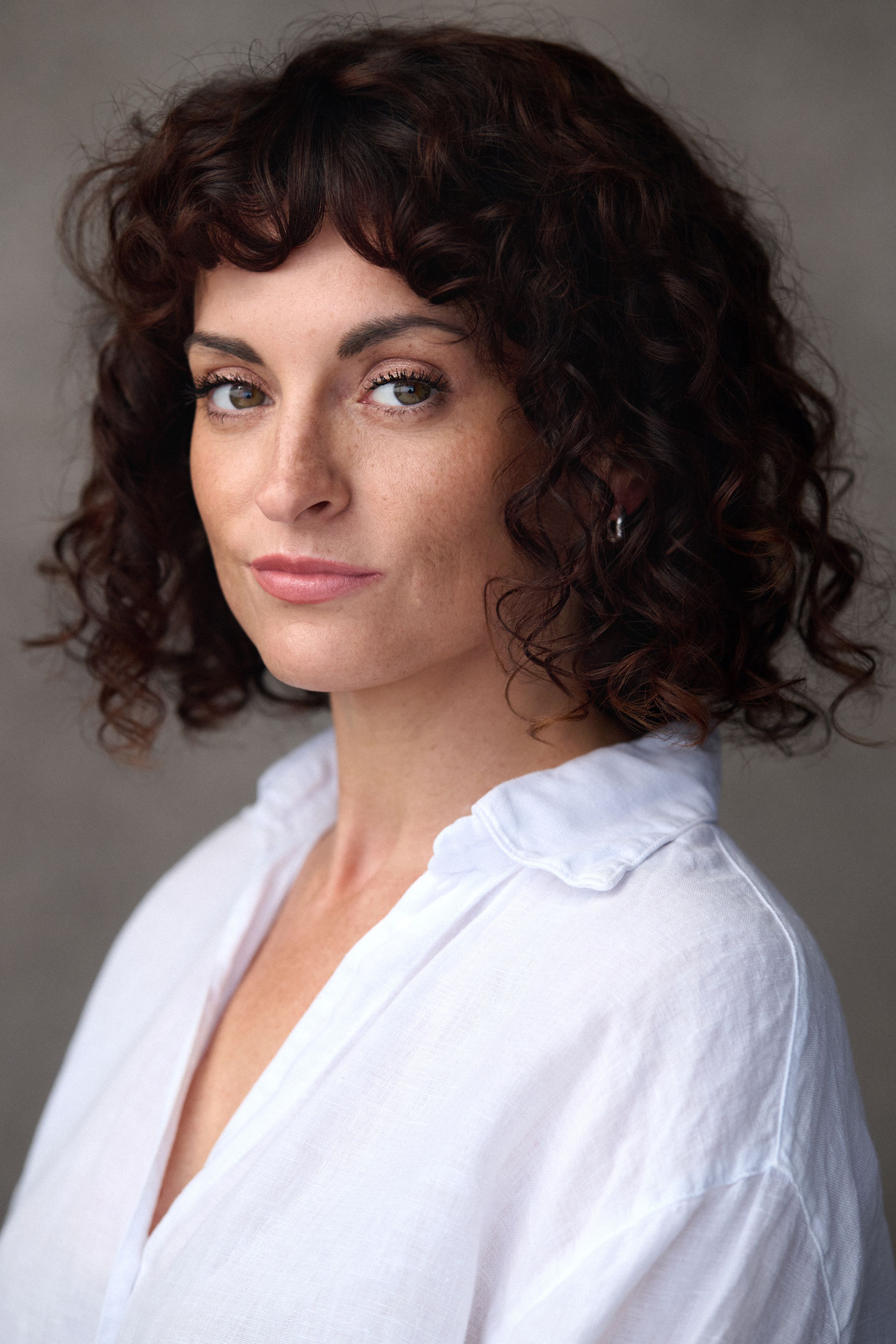 Headshot of actor Dani Bird shot in the London studio