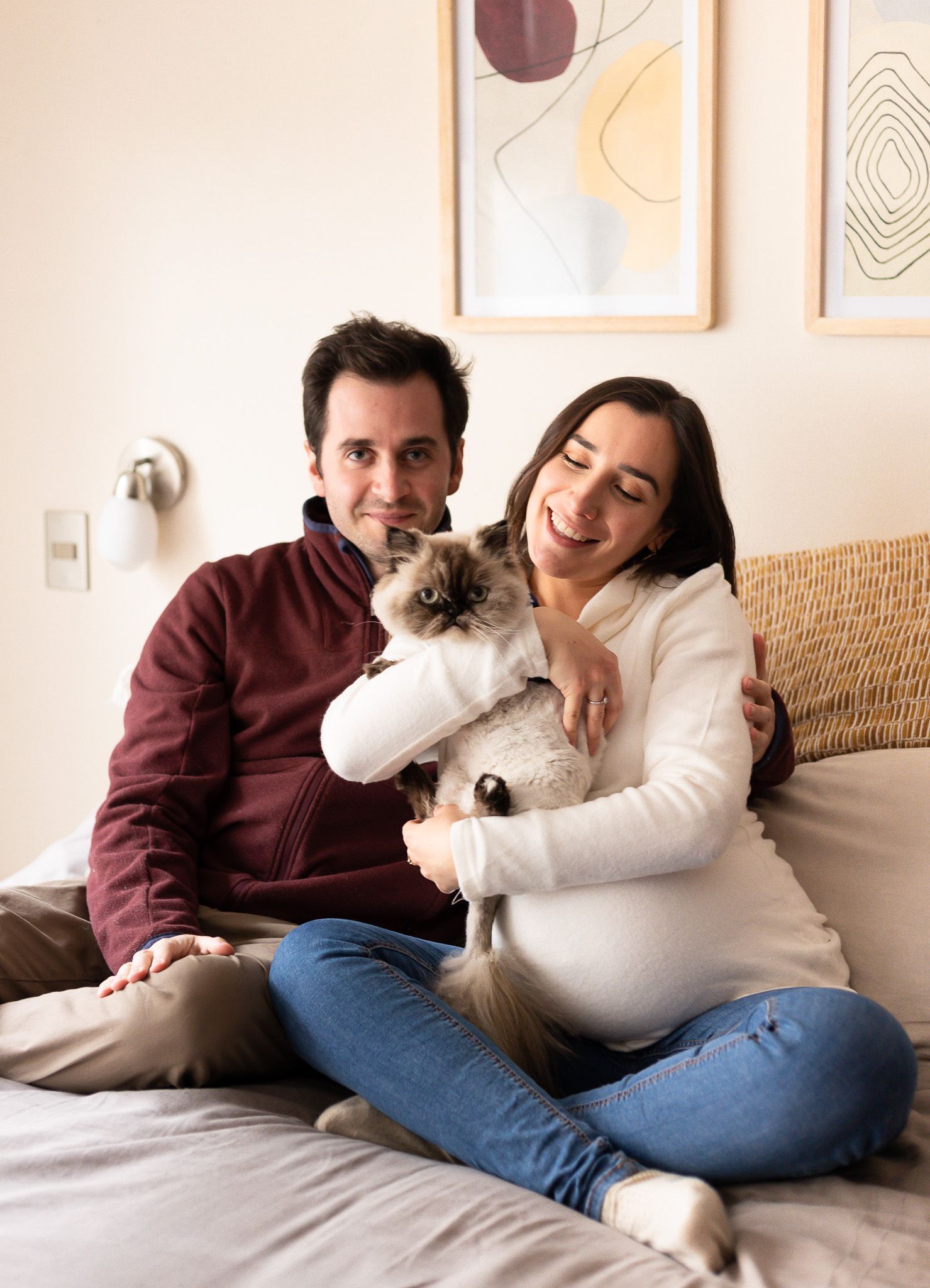 min fotografia chile sesiones embarazada casa domicilio