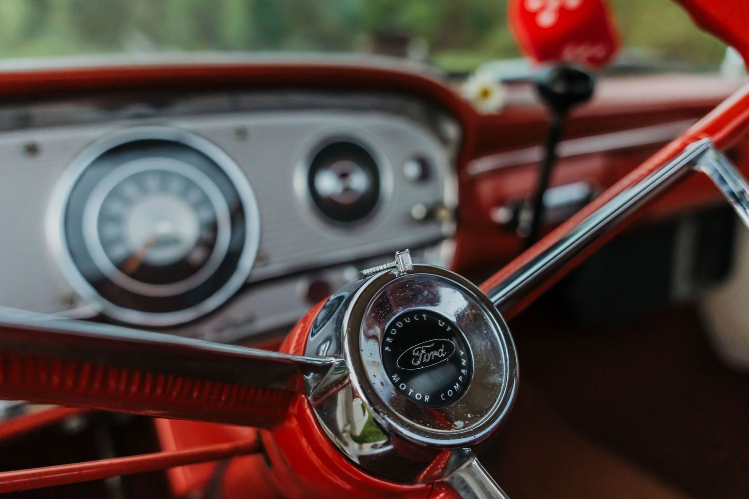 classic car engagement