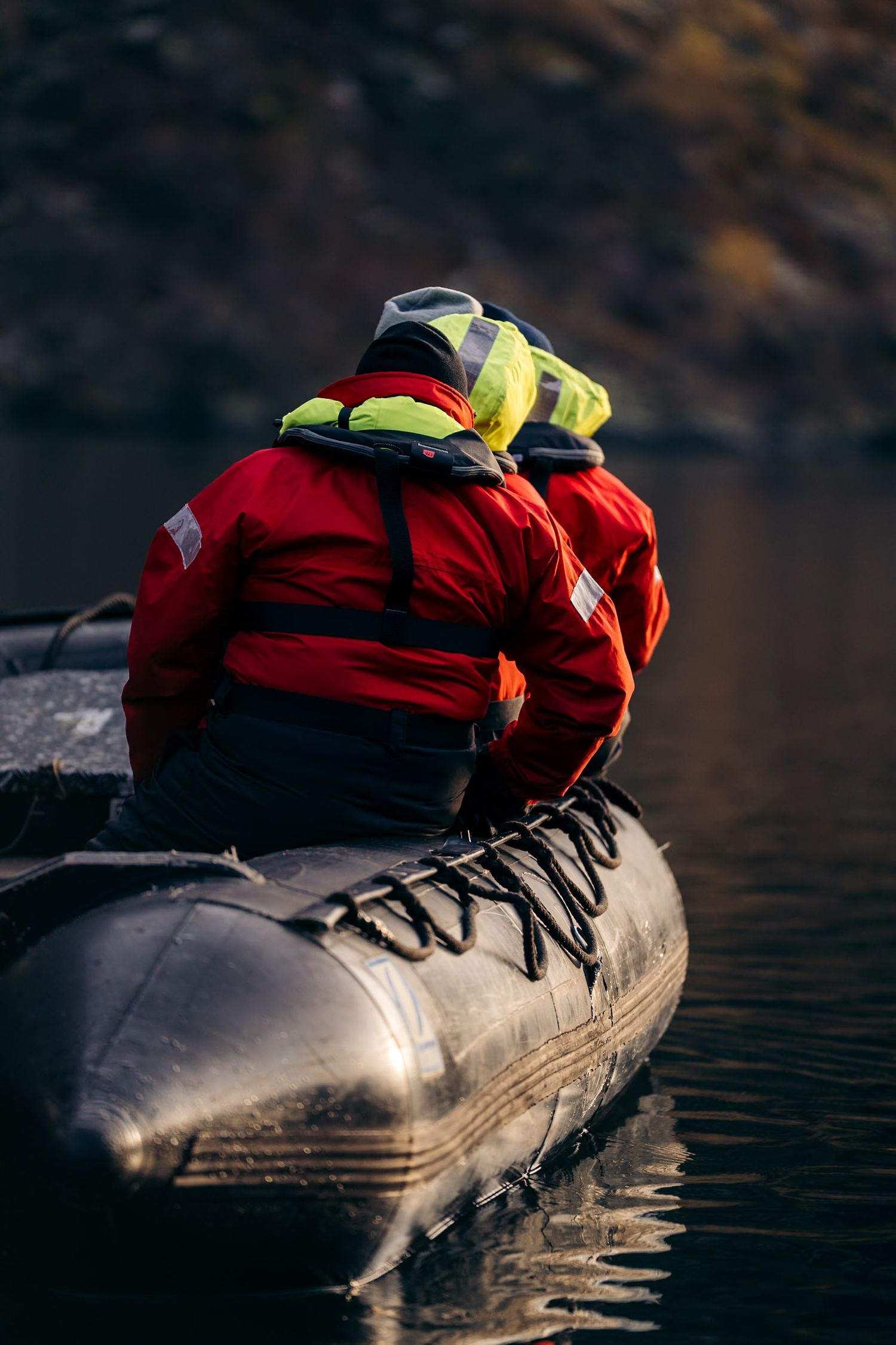 expédition en zodiac dans les fjords