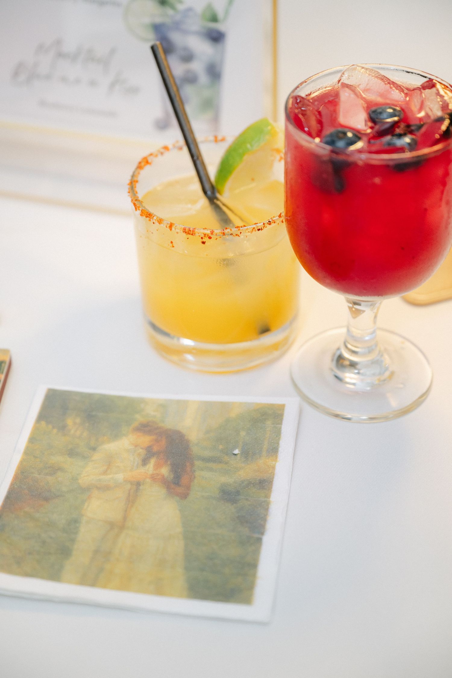 The Armour House Wedding in Lake Forest, IL - Cocktail Hour Signature Drinks