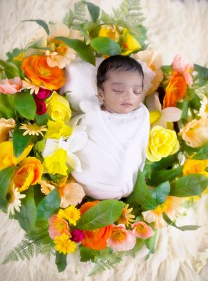 Frisco newborn photography by Rimegh Photography, studio session with soft sunlight and natural textures