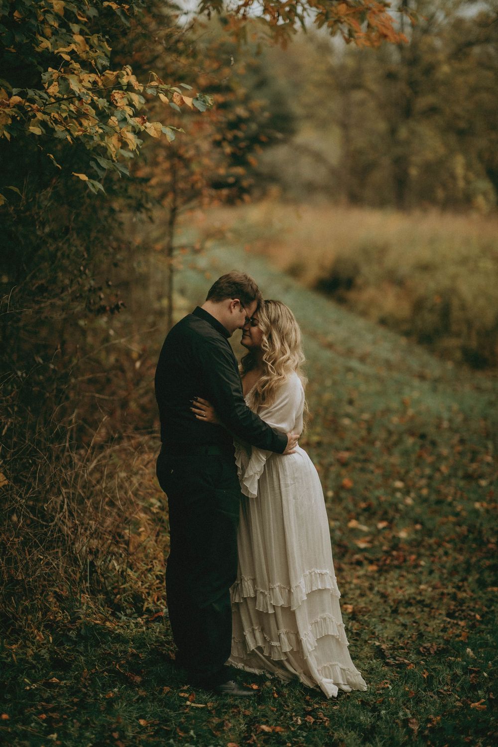 greensburg pa photographer latrobe pa photographer keystone state park engagement session woodland moody whimsical magical romantic