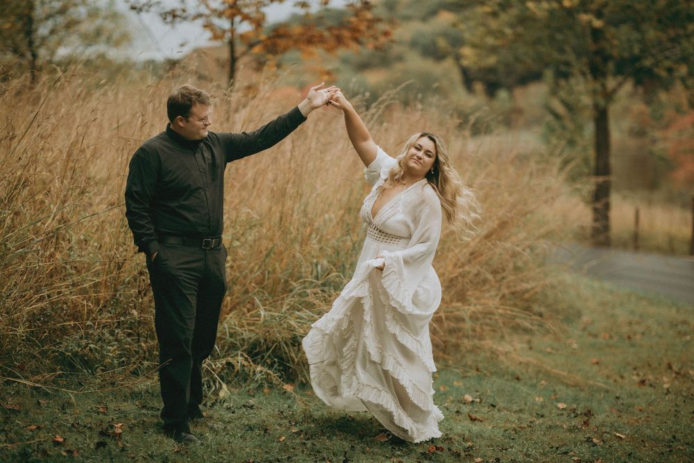 greensburg pa photographer latrobe pa photographer keystone state park engagement session woodland moody whimsical magical romantic