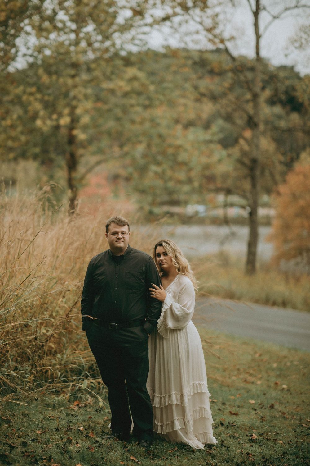 greensburg pa photographer latrobe pa photographer keystone state park engagement session woodland moody whimsical magical romantic