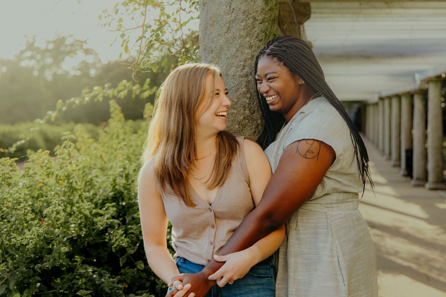 engagement session in Maymont Park in Richmond Virginia