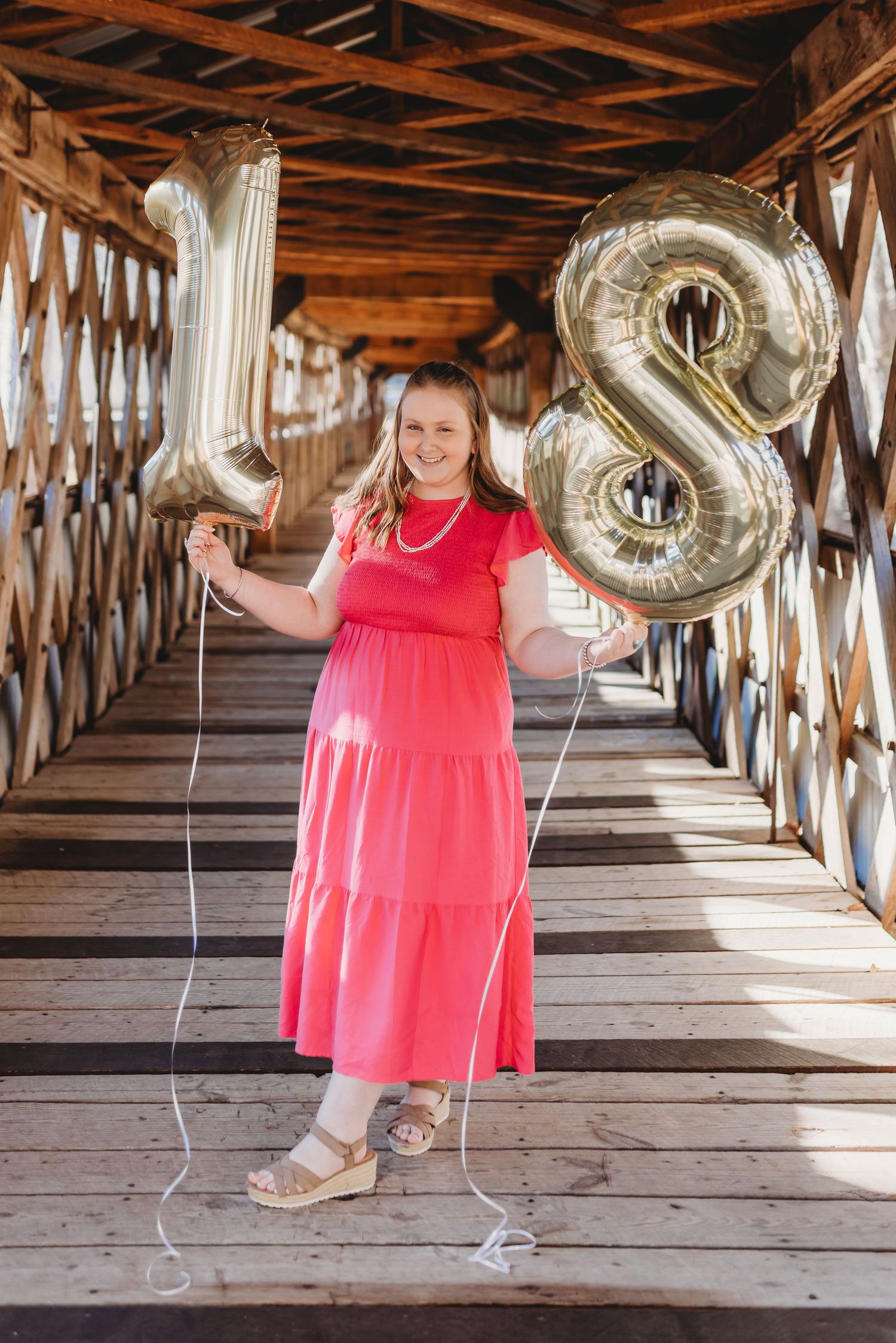 A special 18th birthday session in Cullman Alabama at Clarkson covered bridge by a north Alabama photographer