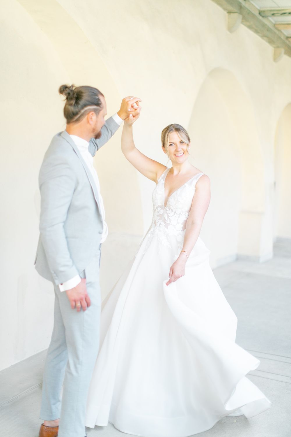 Elegante Hochzeit in einer Villa
