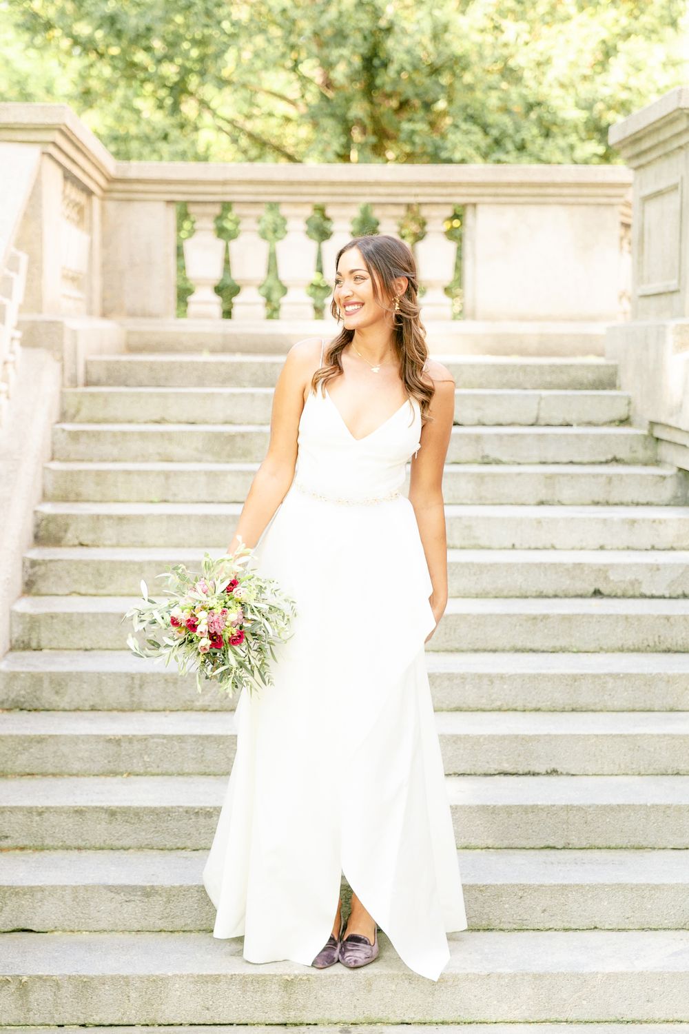 Braut bei einer Luxus-Hochzeit