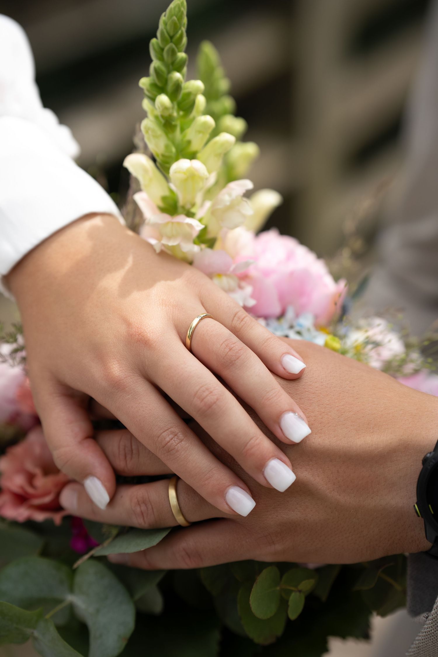 Detailaufnahme der Eheringe bei Hochzeit in Köpenick Berlin