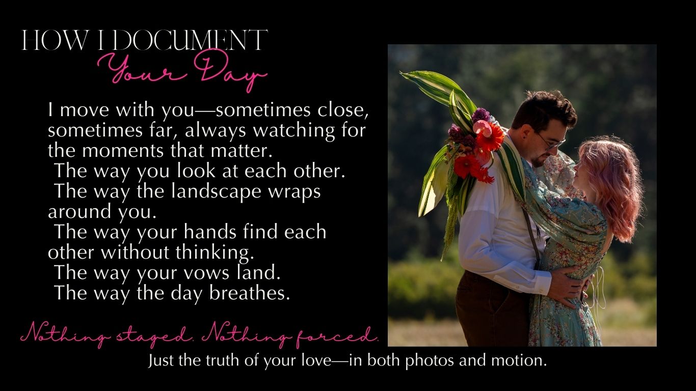 How I document your elopement capturing moments that matter, raw emotion, your love story!
Photo of couple embracing after their elopement.