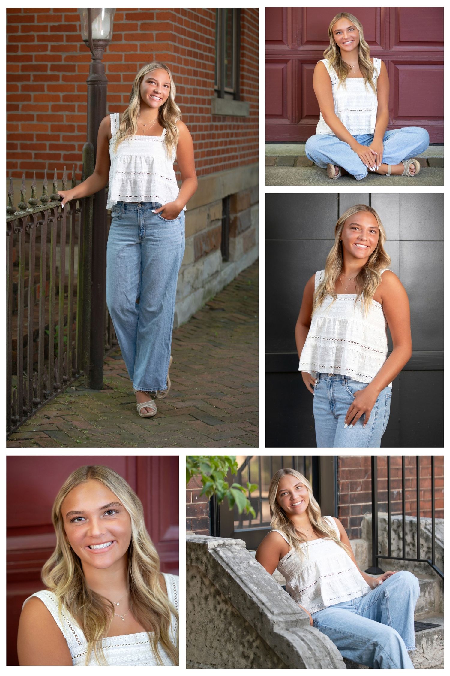 Olentangy senior pictures. German Village senior pictures.  Scioto Audubon senior pictures.  Urban senior pictures. Flower senior pics.