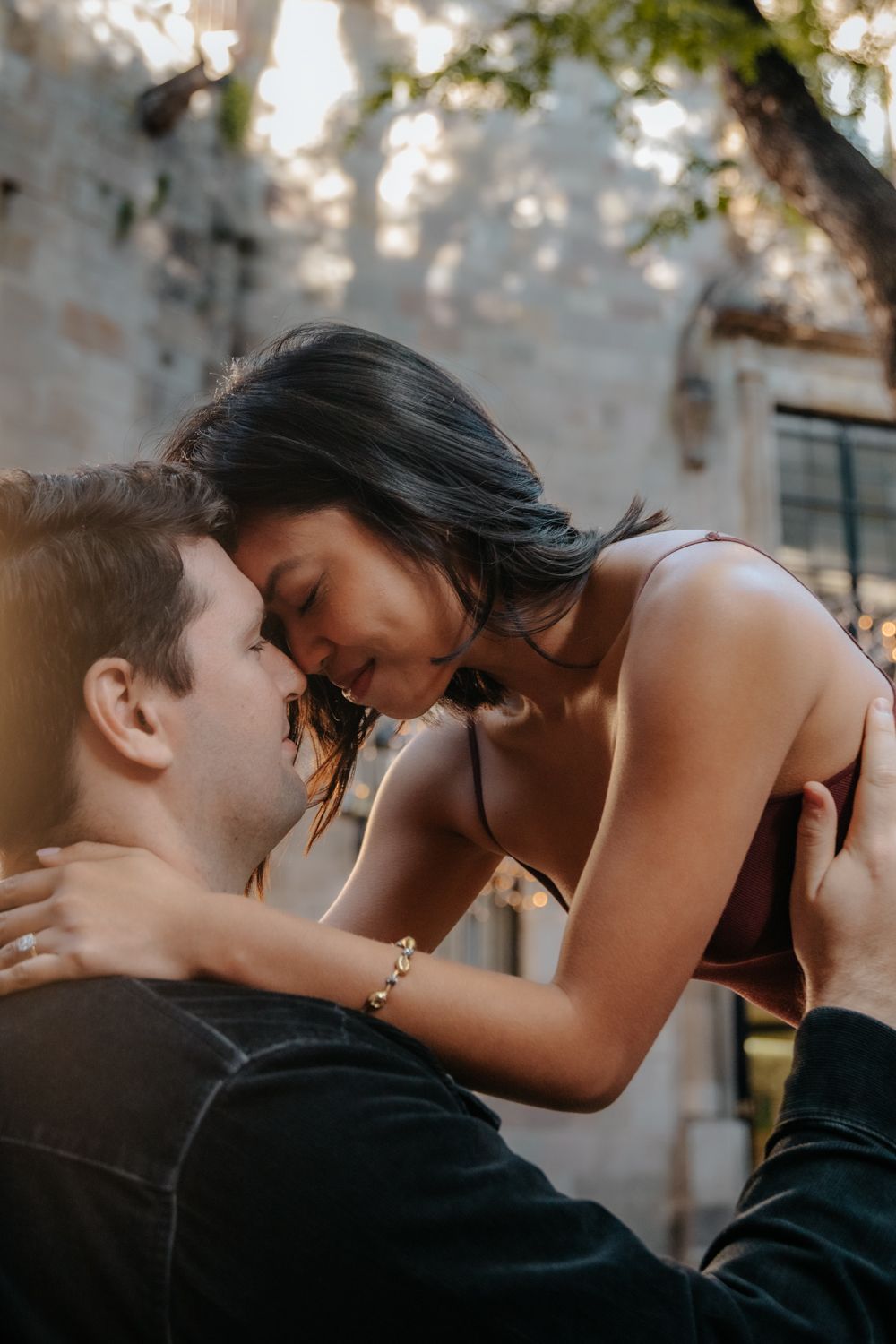 Ring close up with Gothic architecture Engagement photoshoot Barcelona BarcelonaLoversPH