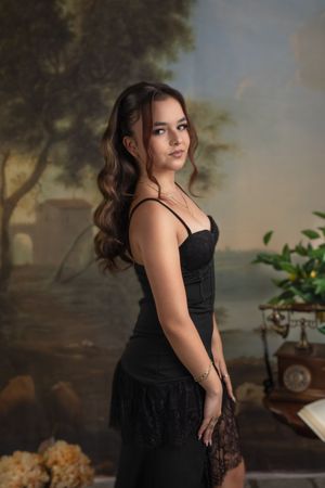 Portret absolvire elegant stil clasic Oradea