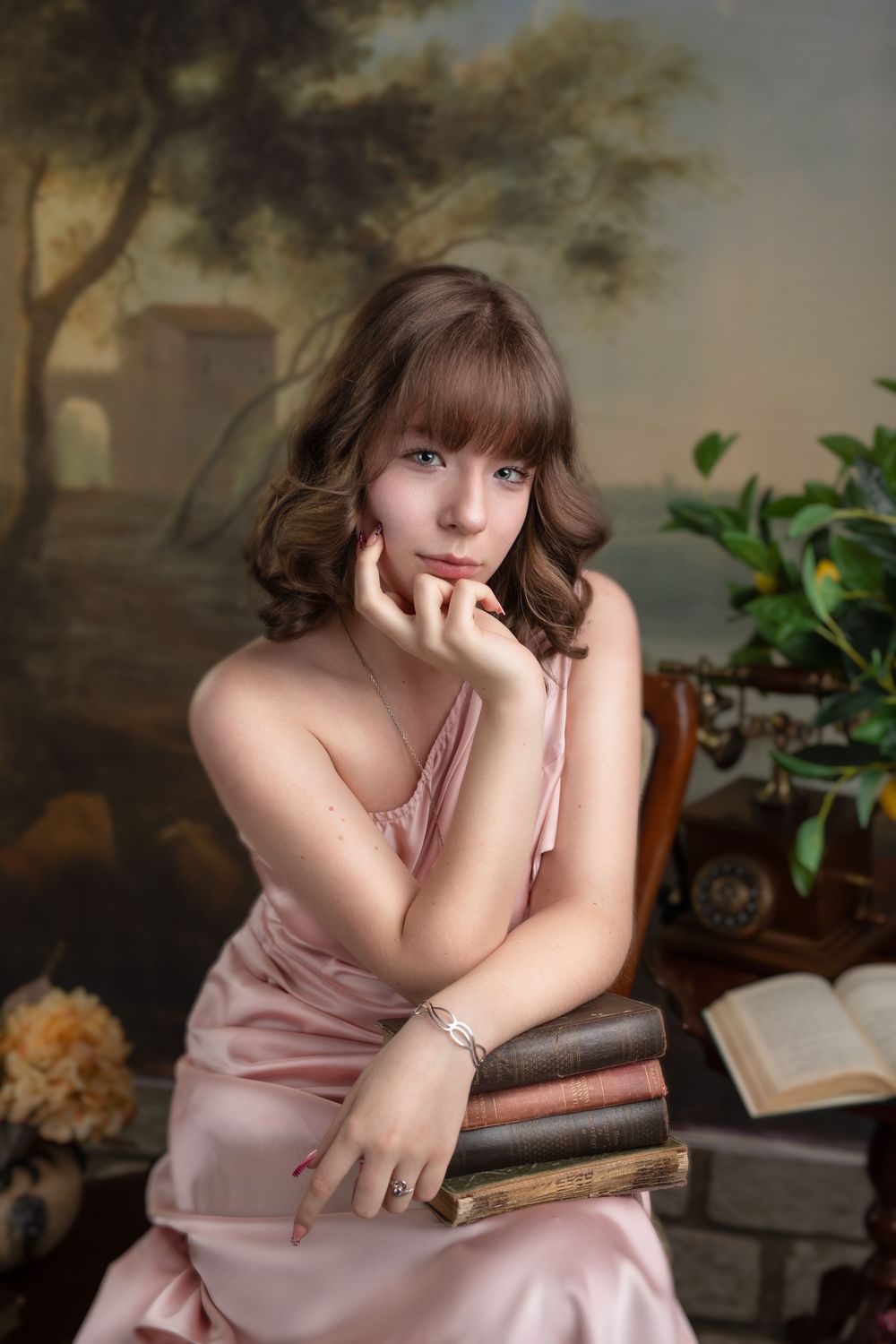 Portret absolvire elegant stil clasic Oradea