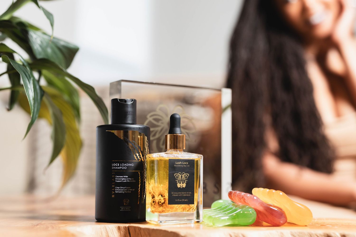 Lifestyle product photography collage showing coffee, tea, and beverages with stylish packaging and ingredients.