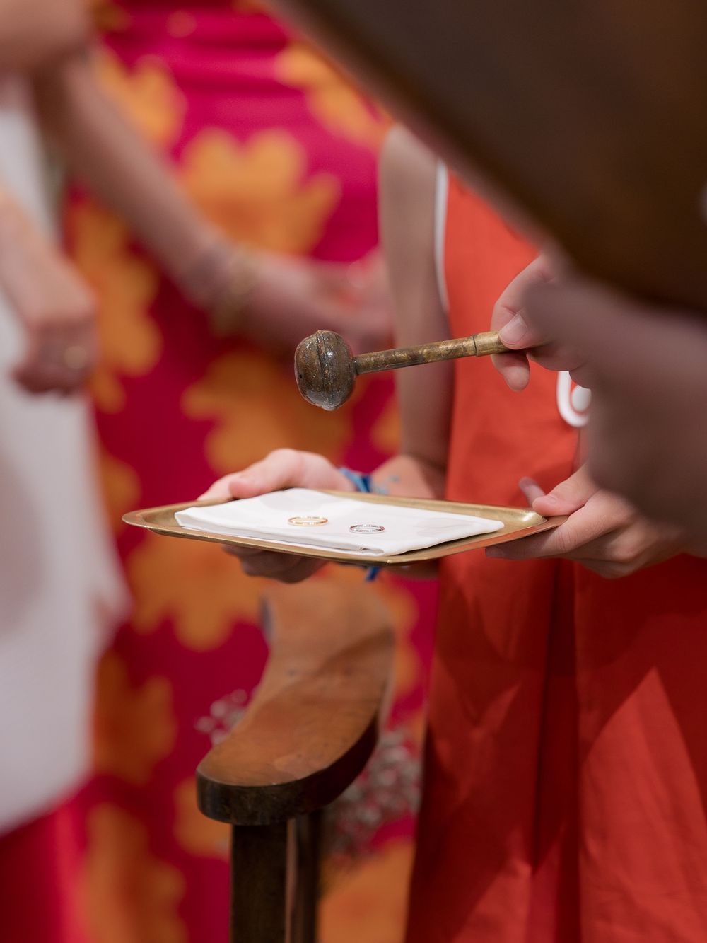 Bénédiction des alliances à l'Eglise