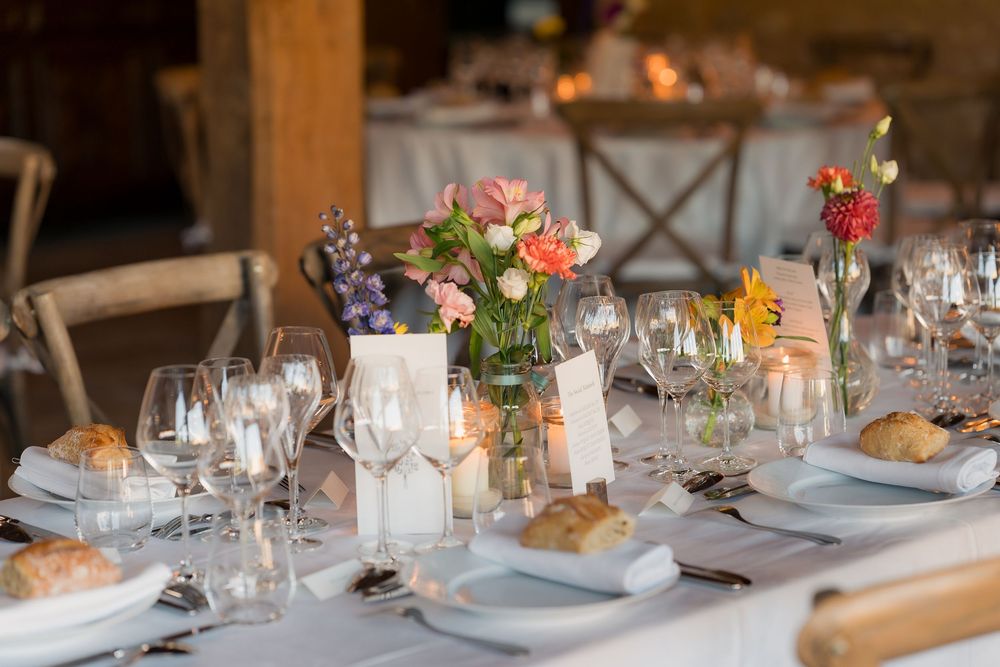 Décoration de table de mariage