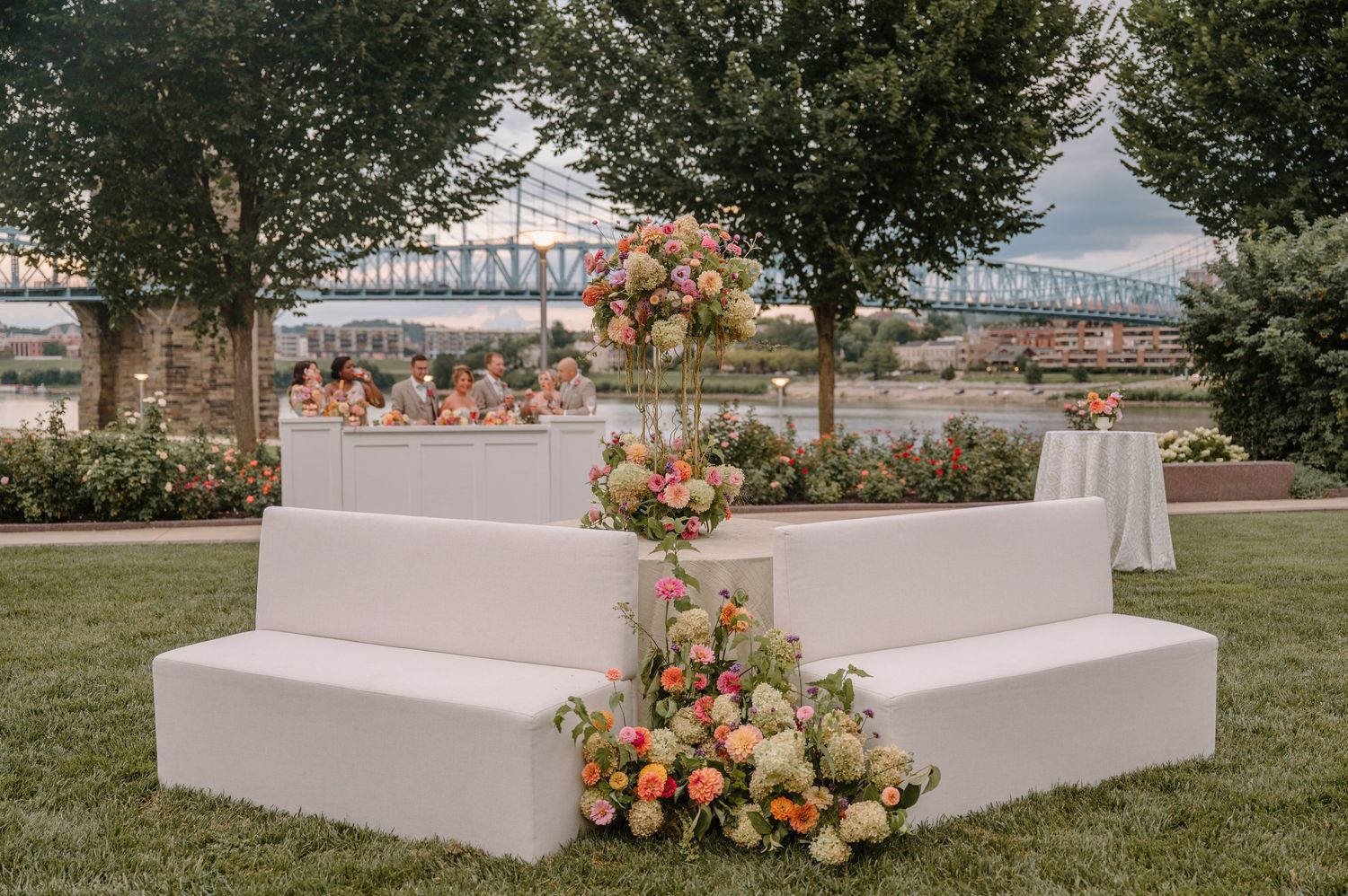 Venue architecture of Anderson Pavilion used as creative canvas for a styled collaboration in Cincinnati, Ohio.