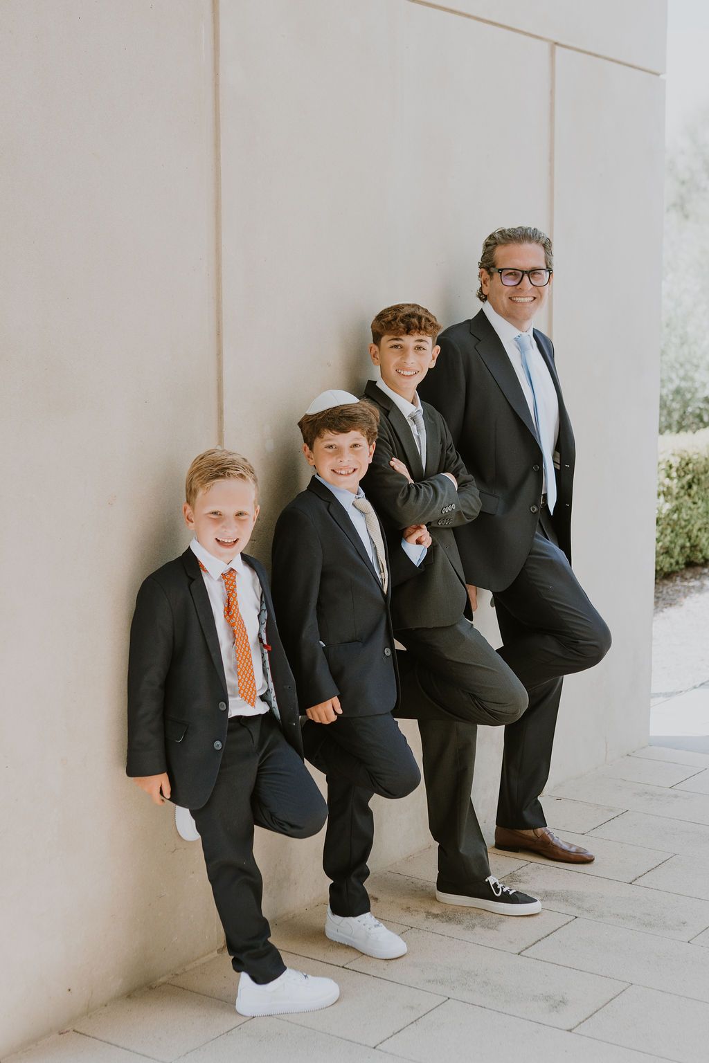 Group of Boys at a Bar Mitzvah in San Diego