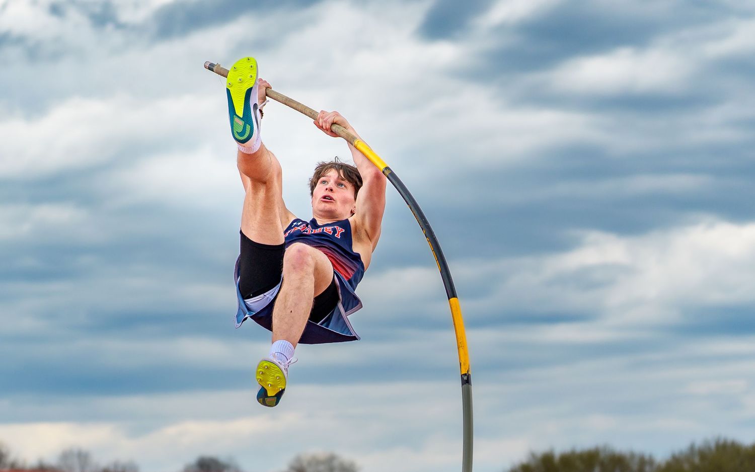 Hershey Trojan Track and Field Pole Vaulting by Deanna Fox, SportsFox Photography based in Hershey, PA