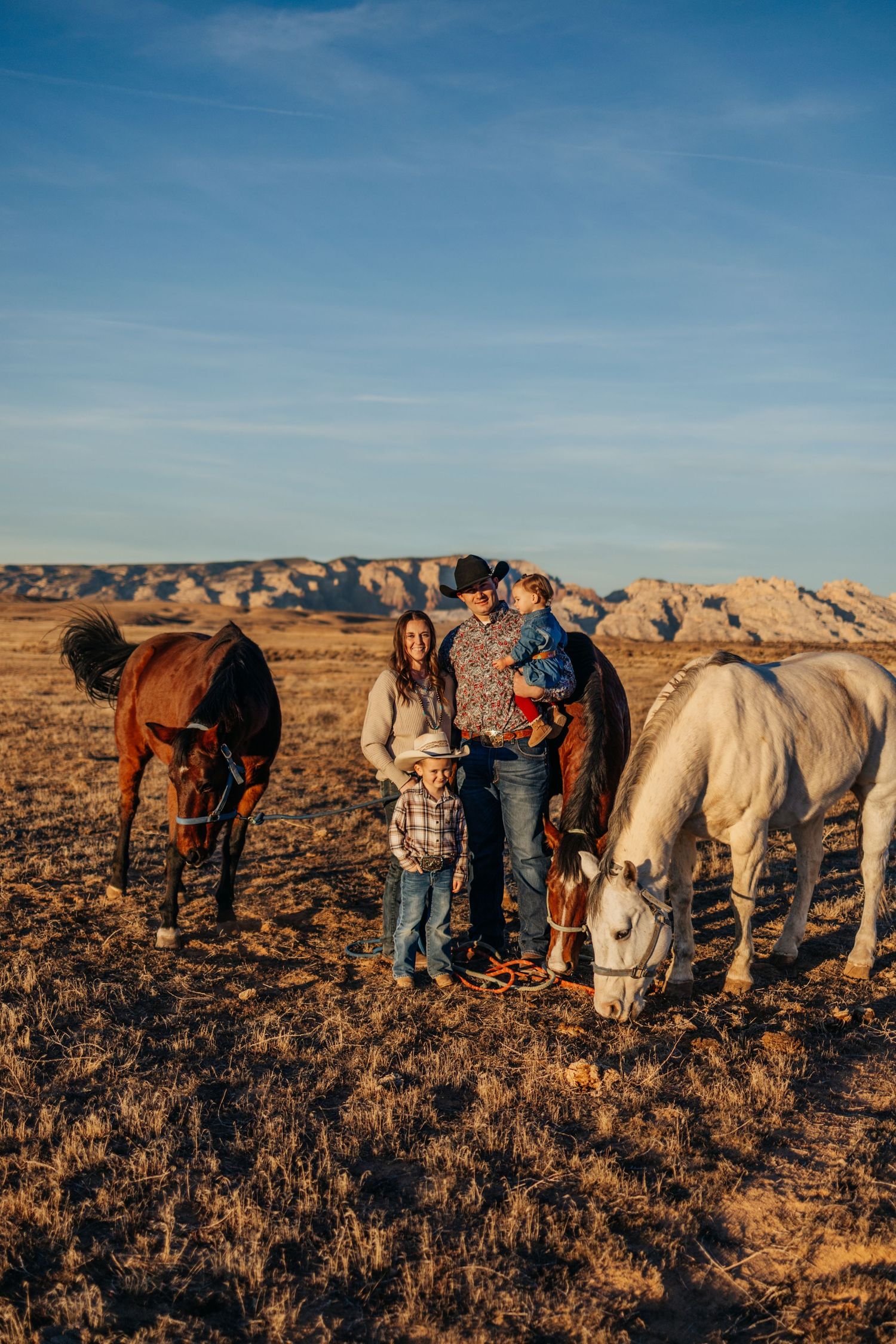 Gorgeous extended family session in the fall of Utah mountains with a beautiful glow.