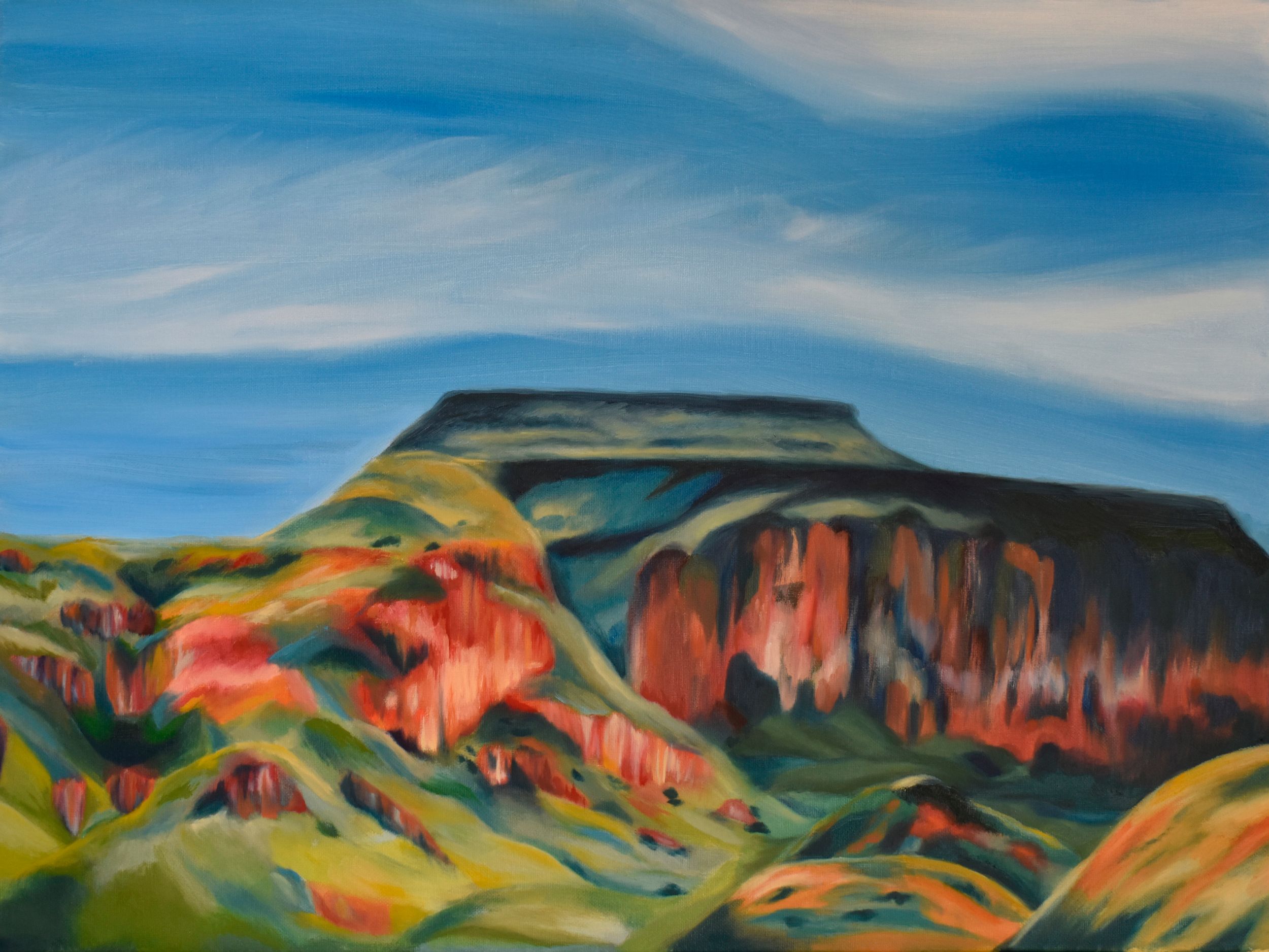 Magic Mountain. Oil on canvas. 2019