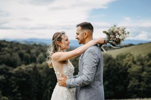 Hochzeit, wedding Weinberge