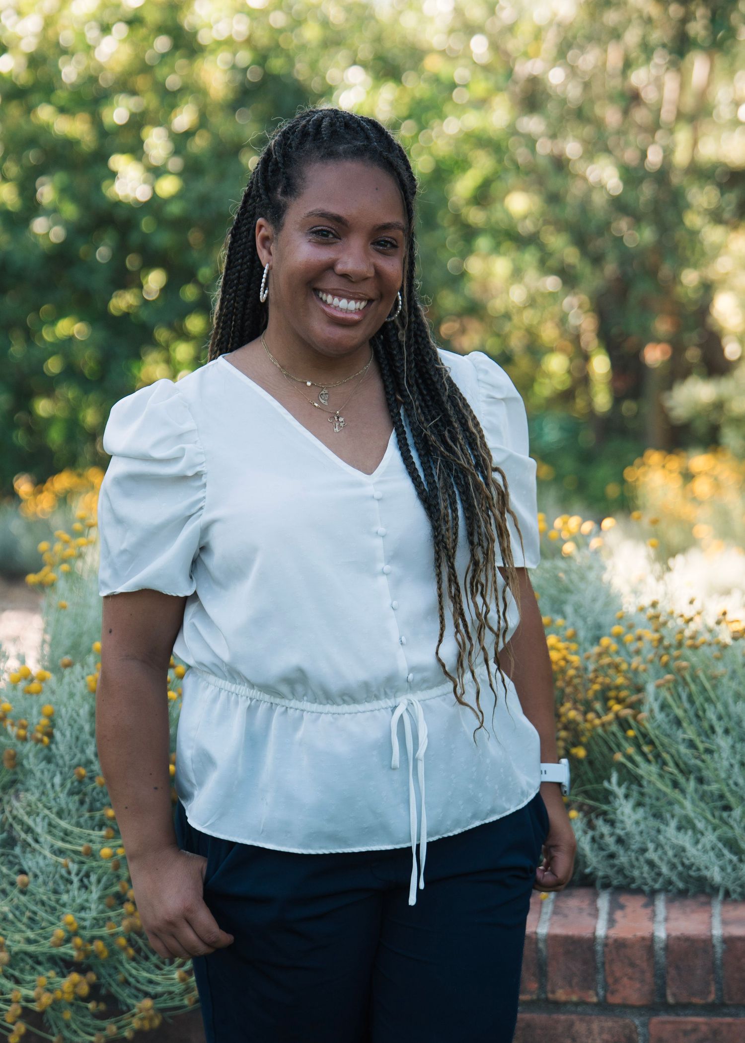 Bay area photographer taking headshots for a business linked in profile