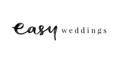 Elegant wedding brand typography in black with minimalist design.