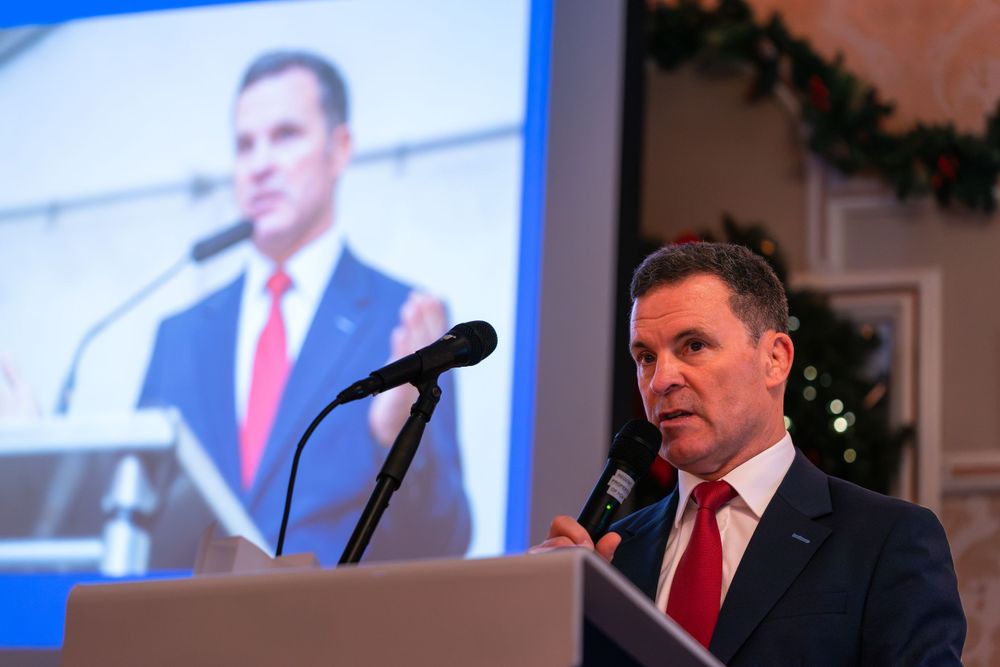 Marc O'Dwyer, Chair ISME at the ISME Annual Luncheon in Fitzpatrick Castle Hotel, Dublin.