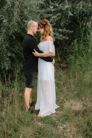 Intimní fotografie při párovém focení
