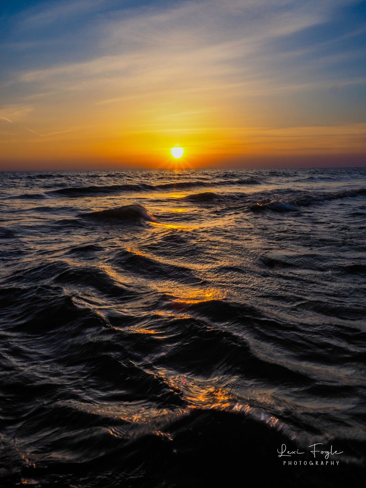 muskegon michigan sunset