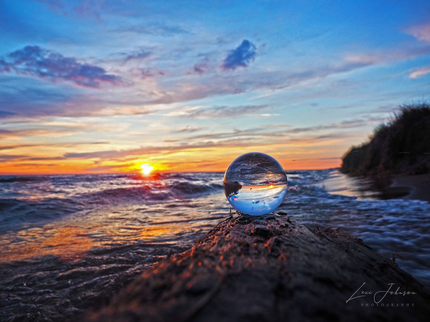 muskegon michigan sunset