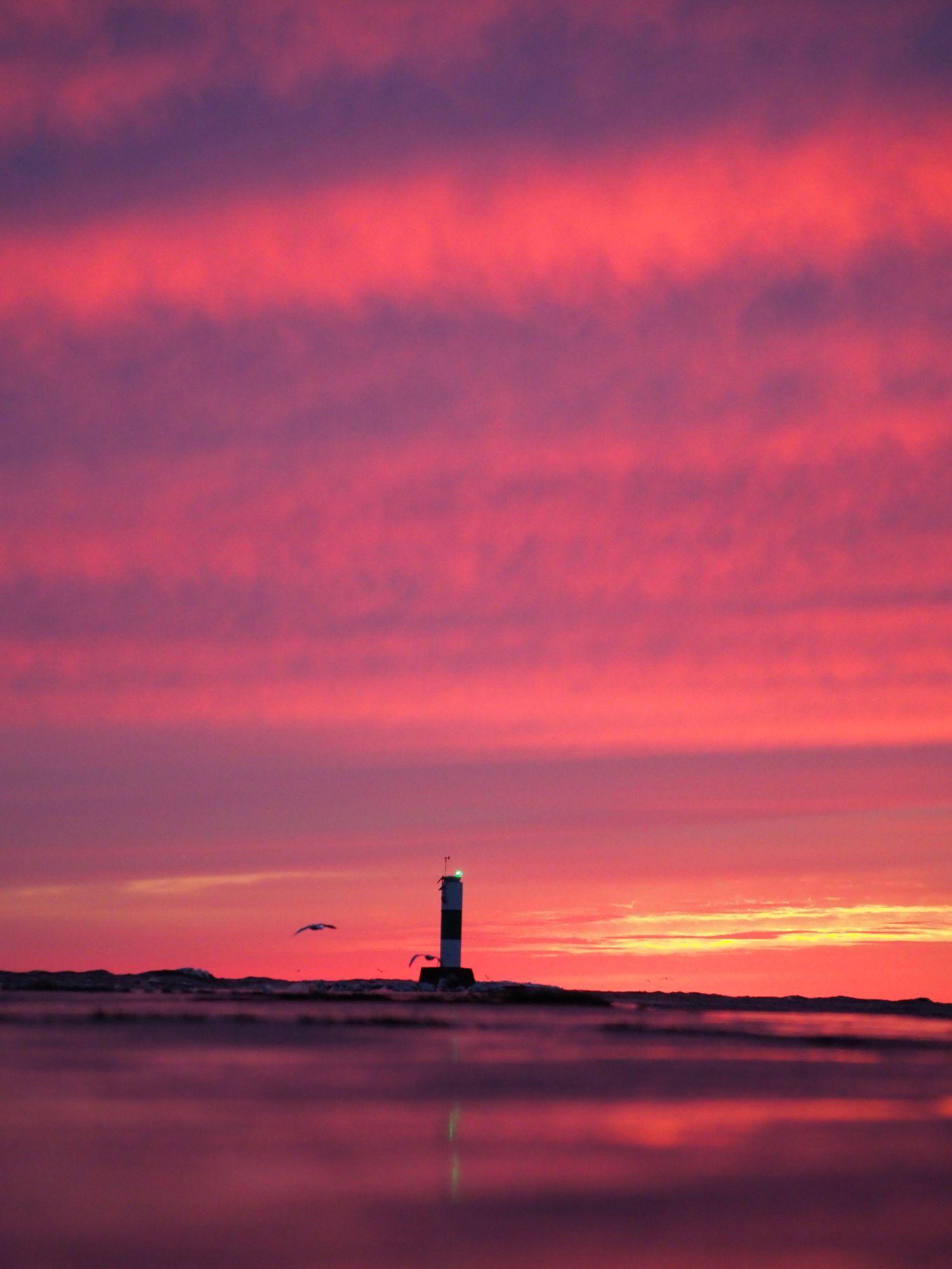 muskegon michigan sunset